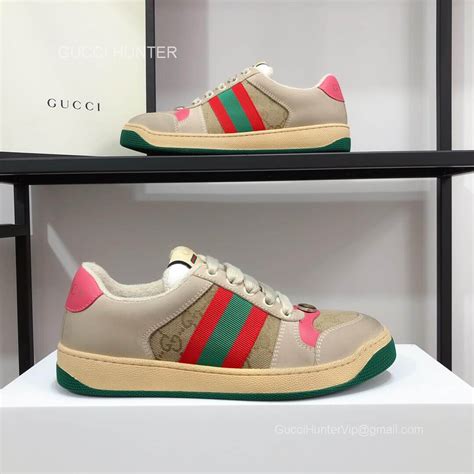 gucci sneakers screener leather review|Gucci gg canvas sneakers.